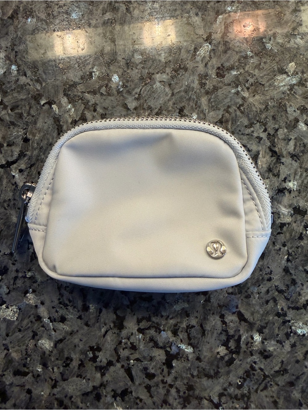 lululemon athletica Light Gray Mini Cosmetic Pouch